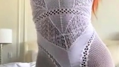 Mizz Twerksum In White Fishnets Onlyfans Leaked Video