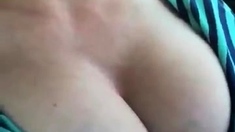 Great Big Boobs On Masturbating Redhead