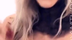 Big boobs milf masturbates with her dildo