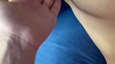 Amateur girlfriend full handjob with facial cumshot