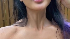 Amateur Asian teen sucks this big hard cock