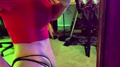 Blonde With Natural Big Boobs Loves Putting A Toy In Her