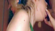 Blonde Amateur Sucks and Swallows