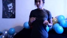 Cute brunette amateur babe sosha masturbating