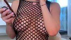 RheaDiaz flashes those massive boobs