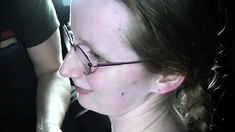 Young slut sucks and fucks old guys