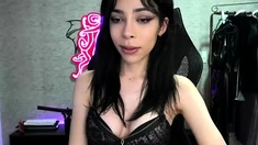 Shy brunette homemade amateur webcam teen