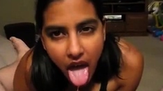Indian Girl Sucks White Cock