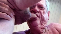 Dentured Gay Blowjob - Sucking And Enjoying It