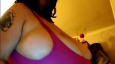 Amateur BBW with Big Natural Tits