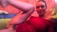 Close up teen foot worship