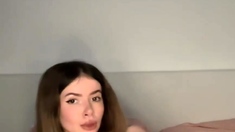 Adrianna Savu rails dark-hued dildo, phat and naughty