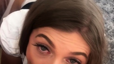 Povlife Sexy Brunette Katie King Pov Blowjob Sex