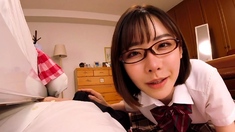 Great close up in japanese teen oral sex pov