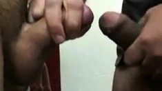 Two Cocks, One Hand: Amateur Handjob
