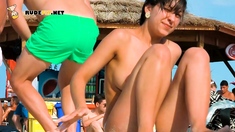 Raven Haired Goddess Nudist Shows Off Her Body