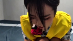 Extreme close up of Japanese teen masturbating Uncensored