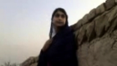 Pakistani Village Girl Fucking Hiding Against Wall