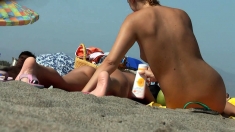 Morning Beach Nudity Caught On By Beach Hidden Cam