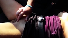 French Girl Shared For Outdoor Fingering Pleasure