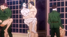 Bara Dads Rimmed And Pounded In Front Of Their Army - Hentai