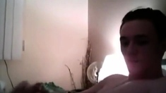 Horny Yorkshire Lad Cums For Girl